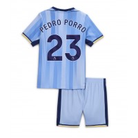 Tottenham Hotspur Pedro Porro #23 Vieras Peliasu Lasten 2024-25 Lyhythihainen (+ Lyhyet housut)